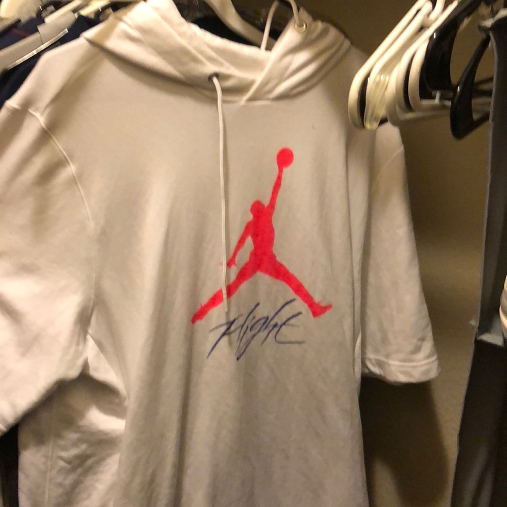 Jordan short sleeve hoodie XL